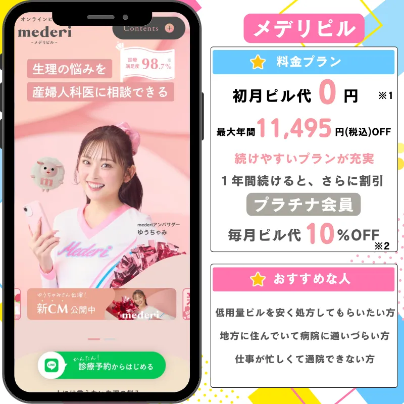 オンラインピル おすすめ ショコラウィメンズクリニック・産婦人科