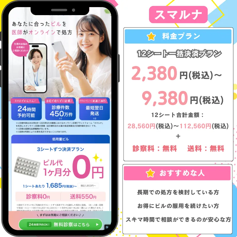 オンラインピル おすすめ ショコラウィメンズクリニック・産婦人科